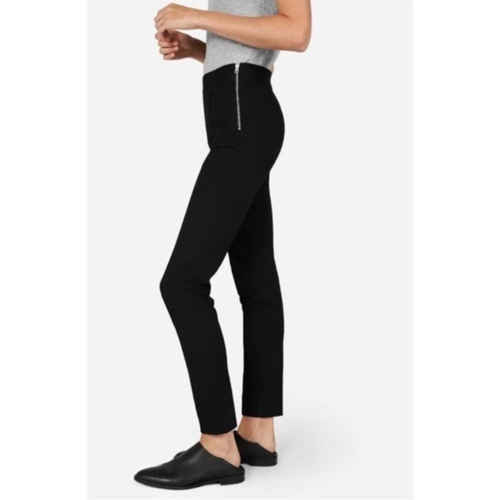 Everlane Ponte Knit Stretch Skinny Black Pants Size 0